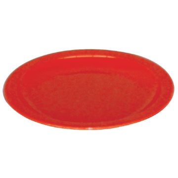 Kristallon (Pack of 12) Polycarbonate Plates Red 172mm CB766