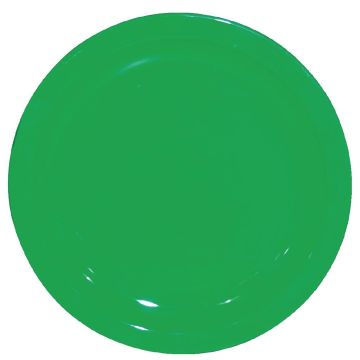 Kristallon (Pack of 12) Polycarbonate Plates Green 230mm CB768
