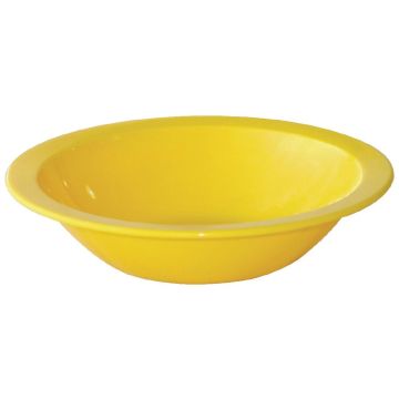 Kristallon (Pack of 12) Polycarbonate Bowls Yellow 172mm CB771