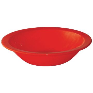 Kristallon (Pack of 12) Polycarbonate Bowls Red 172mm CB774