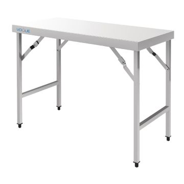 Vogue Stainless Steel Folding Table 1200mm CB905
