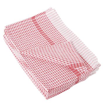 Wonderdry Red Tea Towels(Pack of 10) CC595
