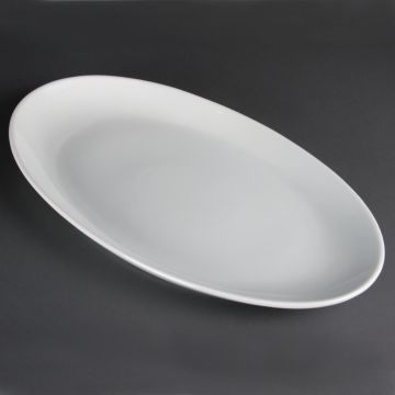 Olympia Whiteware French Deep Oval Plate 500mm CC892