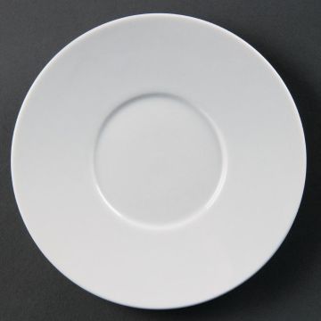 Olympia Whiteware Elegant Saucers 148mm (Pack of 12) CD737