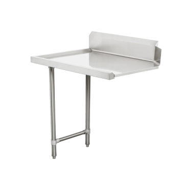 Modular Systems Stainless steel Clean Dish Table with Splashback CDT-600R