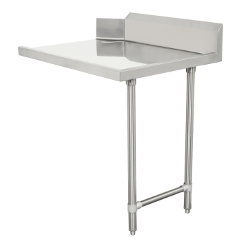 Modular Systems Stainless steel Clean Dish Table with Splashback CDT-1200L
