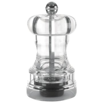 Olympia Acrylic Salt and Pepper Mill 102mm CE318