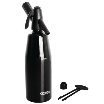 Olympia Soda Siphon Black 1L CE341