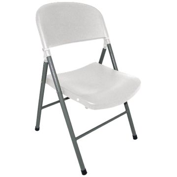 Bolero Foldaway Utility Chairs White (Pack of 2) CE692