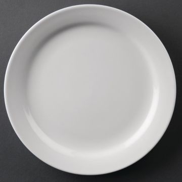 Athena Hotelware (Pack of 12) Narrow Rimmed Plates 165mm CF360