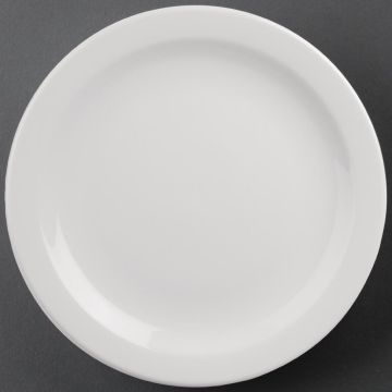 Athena Hotelware (Pack of 6) Narrow Rimmed Plates 284mm CF365