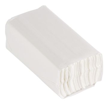 Jantex(Pack of 24 only)C Fold White Hand Towels CF796