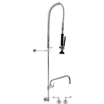 3Monkeez Concealed Mount Pre Rinse Spray Tap 12" Pot Filler Faucet T-3M53822-B