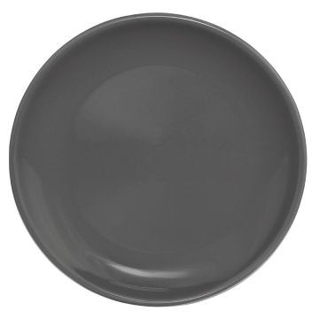 Olympia (Pack of 12) Cafe Coupe Plate 200mm Charcoal CG354