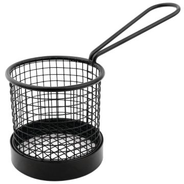 Olympia Mini Fryer Basket Black with Handle CL470