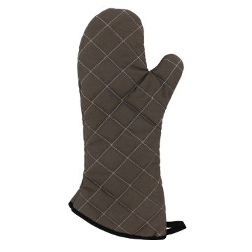 Vogue Flame Retardant Tan Oven Mitt 17" CL583