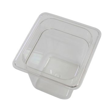 Robinox Clear Polycarbonate Gastronorm Pan - 1/6 Size, 150mm Deep C16150