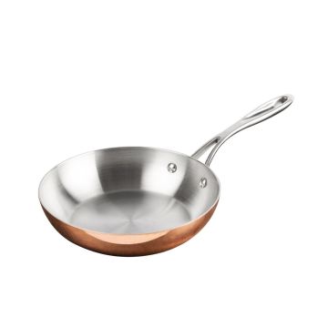 Vogue Tri Wall Copper Frying Pan 200mm CM678