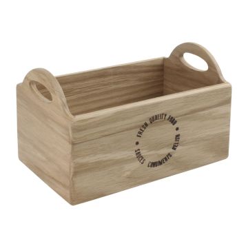 Olympia Oak Printed Table Caddy 230mm CN517