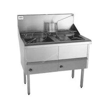 Gas Fish And Chips Fryer Four Fryer - WFS-4/18