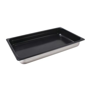 Vogue Stainless Steel Heavy Duty Non Stick Gastronorm Pan 1/1 65mm CS753