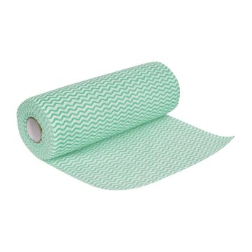 Jantex Non Woven Cloths Green (Roll of 100) CS807