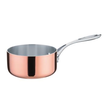 Vogue Tri Wall Copper Saucepan 160mm CT998