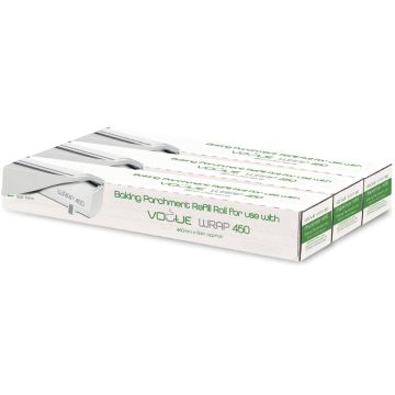 Baking Parchment Refills for Vogue Wrap450 Dispenser (Pack of 3) CW205