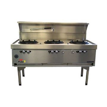 Goldstein CWA3 - 3 Hole Gas Wok