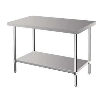 Vogue Premium Stainless Steel Prep Table 900mm DA328