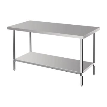Vogue Premium Stainless Steel Prep Table 1500mm DA330