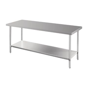 Vogue Premium Stainless Steel Prep Table 1800mm DA331