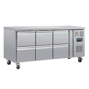 Polar U-Series 6 Drawer Counter Fridge 6xGN DA548-A