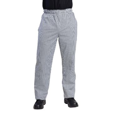 Whites Vegas Chefs Pants Small Black and White Check XL DL712-XL