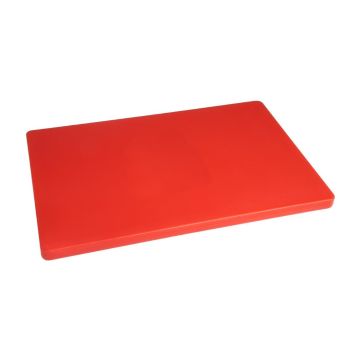 Hygiplas Extra Thick Low Density Chopping Board 600x450x20mm Red HC878