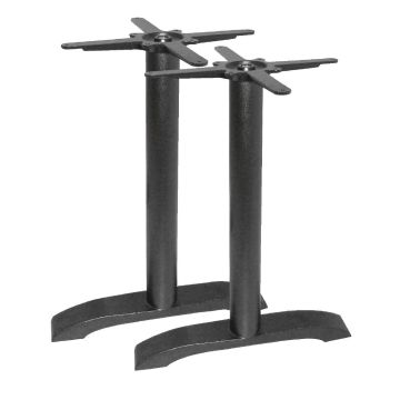 Bolero (Pack of 2) Cast Iron Twin Leg Table Base DN642