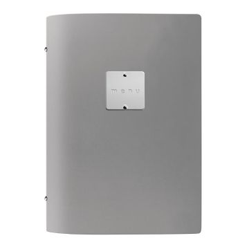 Grey A5 Fashion Menu Holder