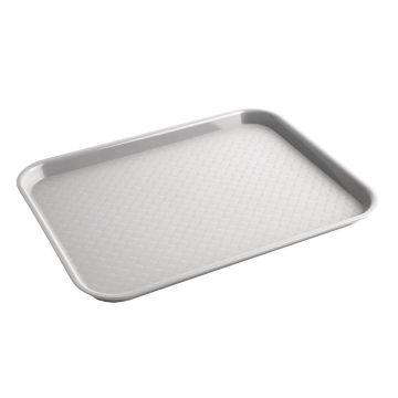 Olympia Kristallon Polypropylene Fast Food Tray Grey 345mm DP217