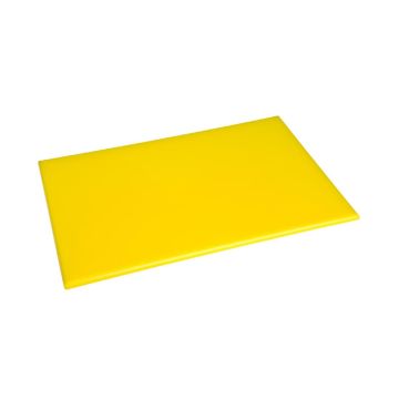 Hygiplas Antibacterial High Density Chopping Board 450x300x12mm Yellow F156