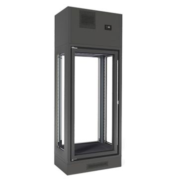 Fagor Commercial Single Zone 1 Door Black Wall-Mounted Wine Cellar FWC-2601-1WB