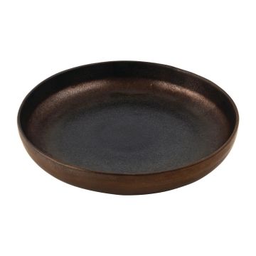Olympia Ochre Flat Bowls 210mm 700ml (Pack of 6) FC287