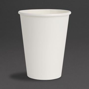 Fiesta Paper Coffee Cups 340ml White (Pack of 1000) FD400