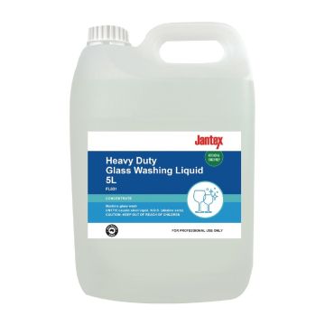 Jantex Heavy Duty Glasswashing Liquid Concentrate - 5L (Click & Collect Only) FL831