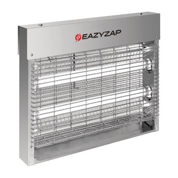 Eazyzap Brushed Stainless Steel LED Bug Zapper Small FP983-A