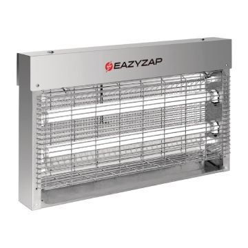 Eazyzap Brushed Stainless Steel LED Bug Zapper Medium FP984-A