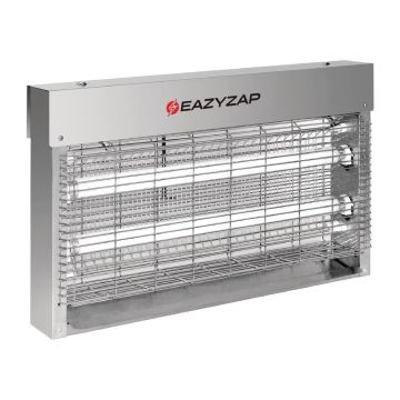 Eazyzap Brushed Stainless Steel LED Bug Zapper Large FP985-A