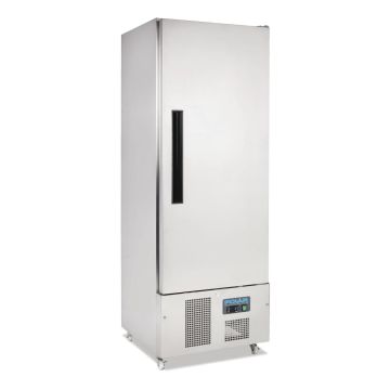 Polar Single Door Slimline Fridge Stainless Steel 440Ltr G590-A