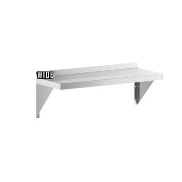 1200mm X 450mm Stainless Steel Wall Mounted Shelf SHSS12045 HY