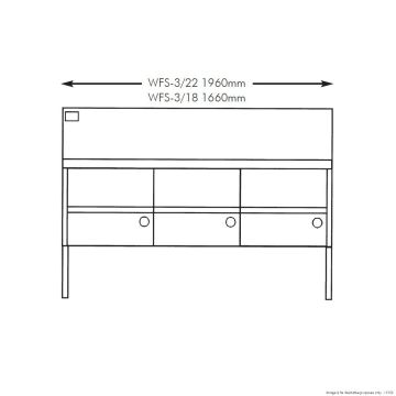 Gas Fish And Chips Fryer Three Fryer - WFS-3/22