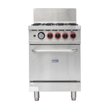 Gasmax Commercial 4 Burner With Oven Flame Failure GBS4TS